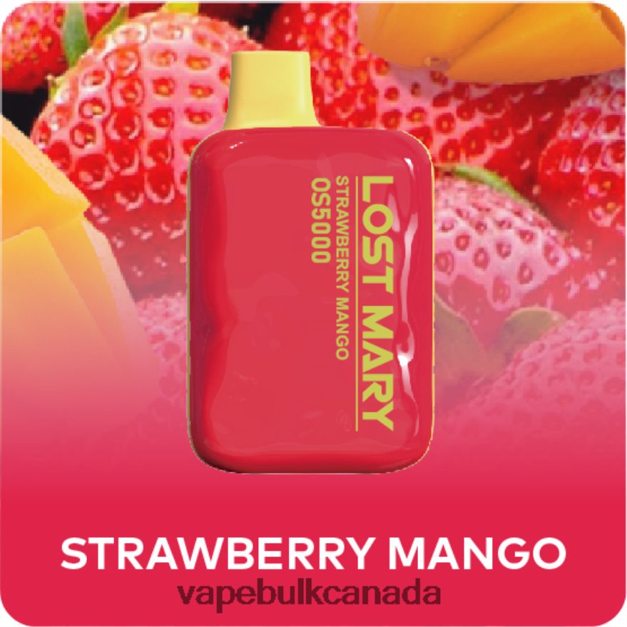 466BLN500 Strawberry Mango - Ghost Vape Wholesale Canada LOST MARY OS5000