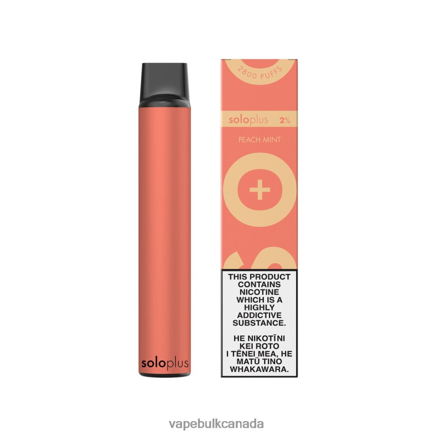 Vape Bulk Canada - Solo Plus Disposable Vape Peach Mint 8N82J823