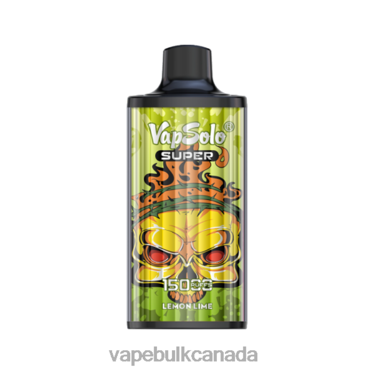 Vape Wholesale Canada - Vapsolo SUPER Disposable Vape Lemon Lime P60ZF112