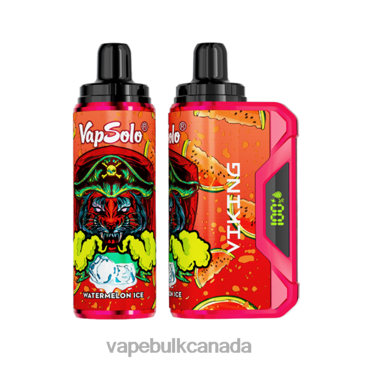 Vape Wholesale Canada - Vapsolo VIKING Disposable Vape Watermelon Ice P60ZF142