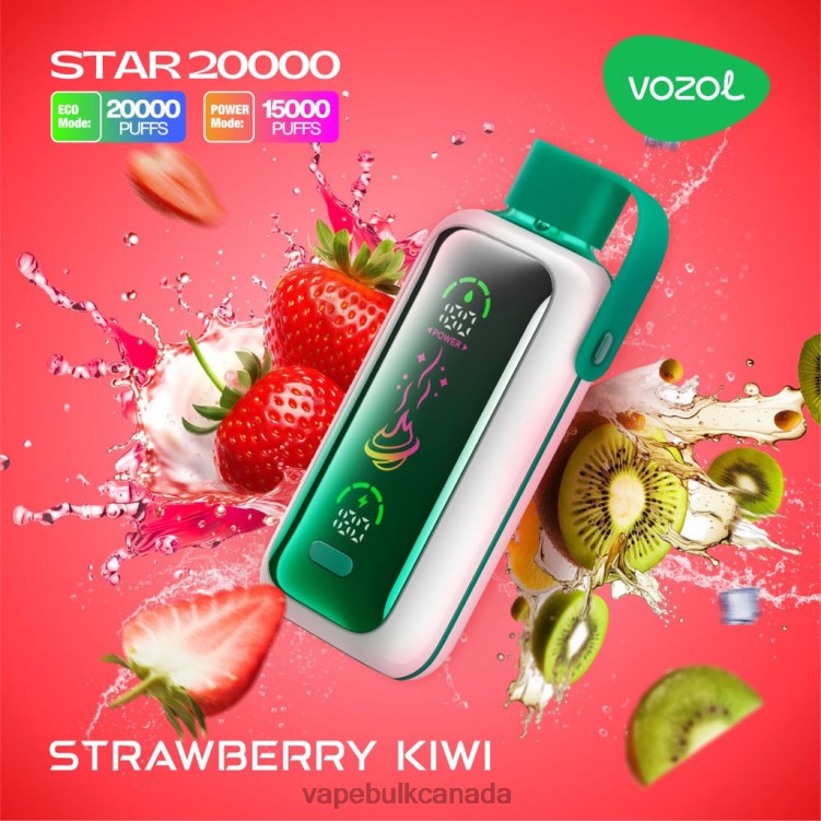 E Cig Wholesale - VOZOL STAR 20000 BZ64420 STRAWBERRY KIWI