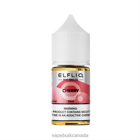 Vape Bulk Canada - ELFBAR ELFLIQ nic salt 30ml CHERRY 6P6DF13