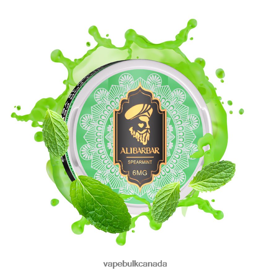 466BLN56 Spearmint - Vape Juice Wholesale Canada ALIBARBAR Nicotine Pouch