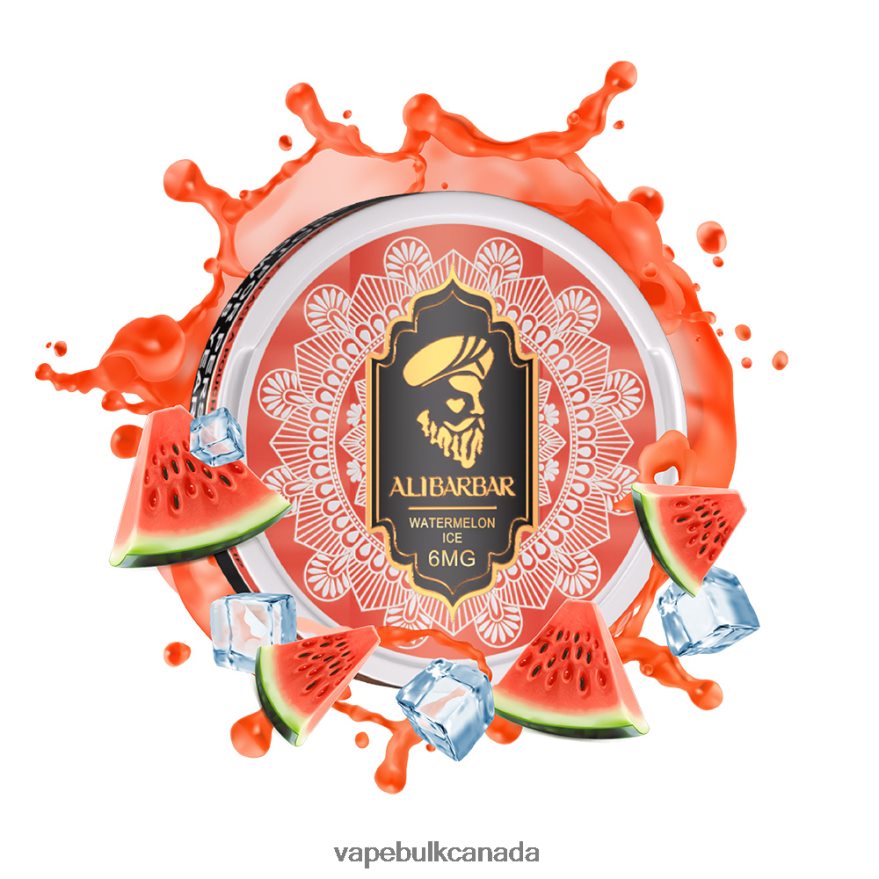 466BLN57 Watermelon Ice - Allo Vape Wholesale Canada ALIBARBAR Nicotine Pouch