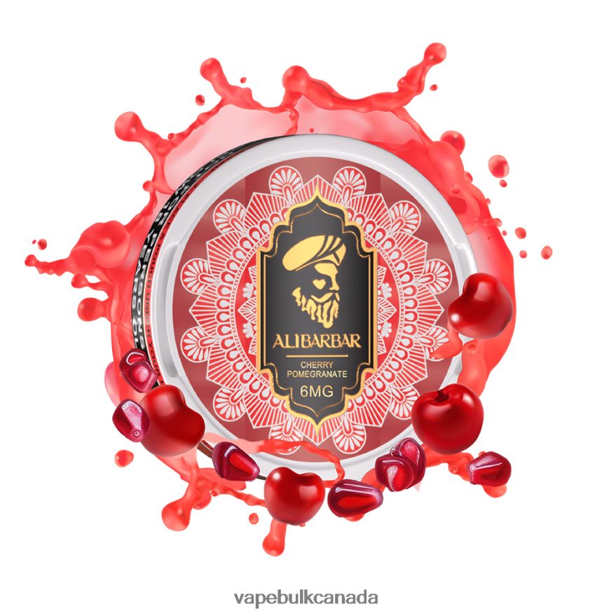 466BLN62 Cherry Pomegranate - Vape Wholesale Canada ALIBARBAR Nicotine Pouch