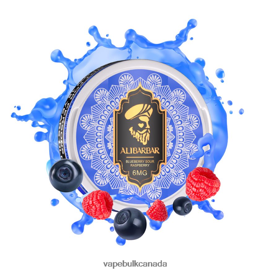 466BLN66 Blueberry Sour Raspberry - Vape Juice Wholesale Canada ALIBARBAR Nicotine Pouch