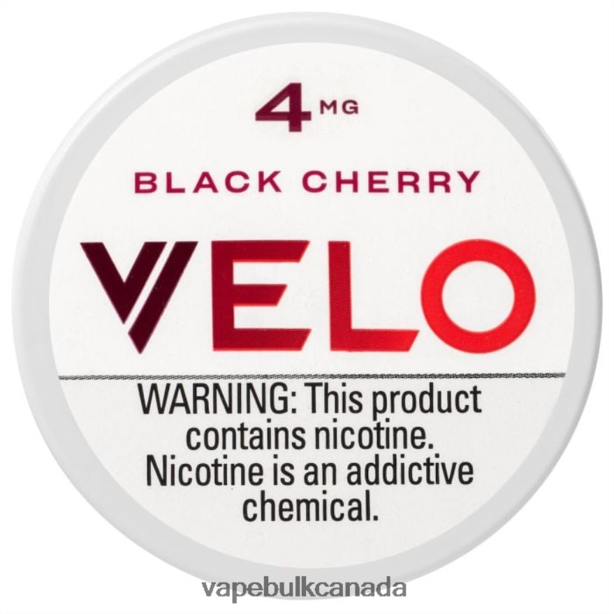 466BLN37 Black Cherry - Allo Vape Wholesale Canada VELO Nicotine Pouch 4mg