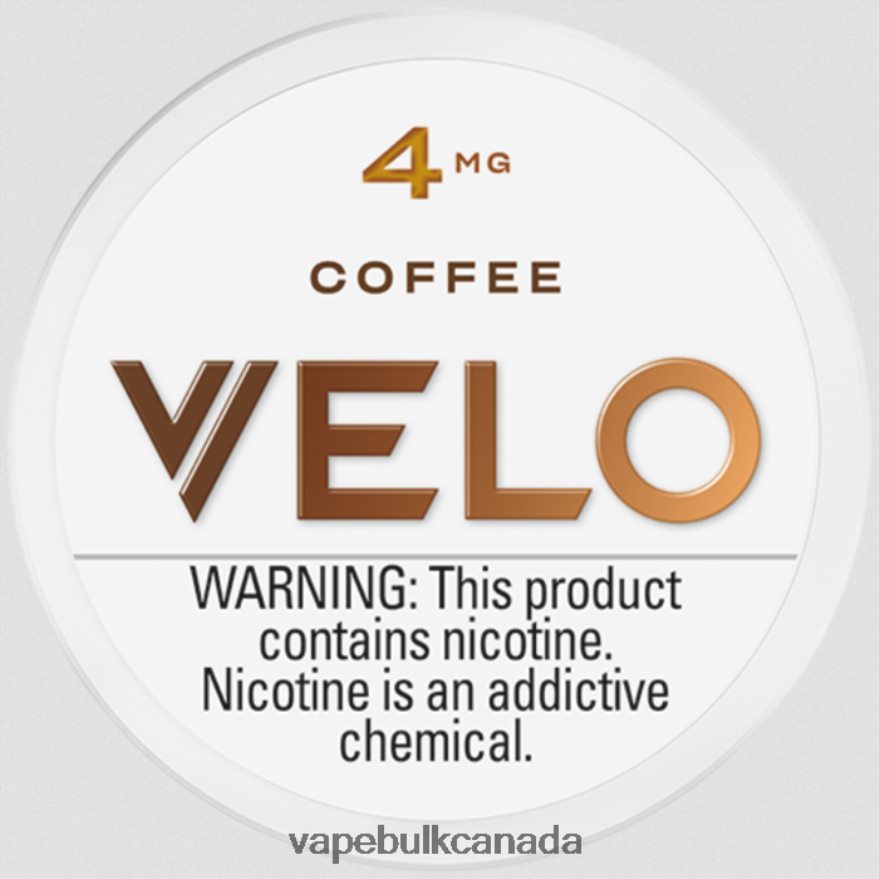 466BLN43 Coffee - Vape Bulk Canada VELO Nicotine Pouch 4mg