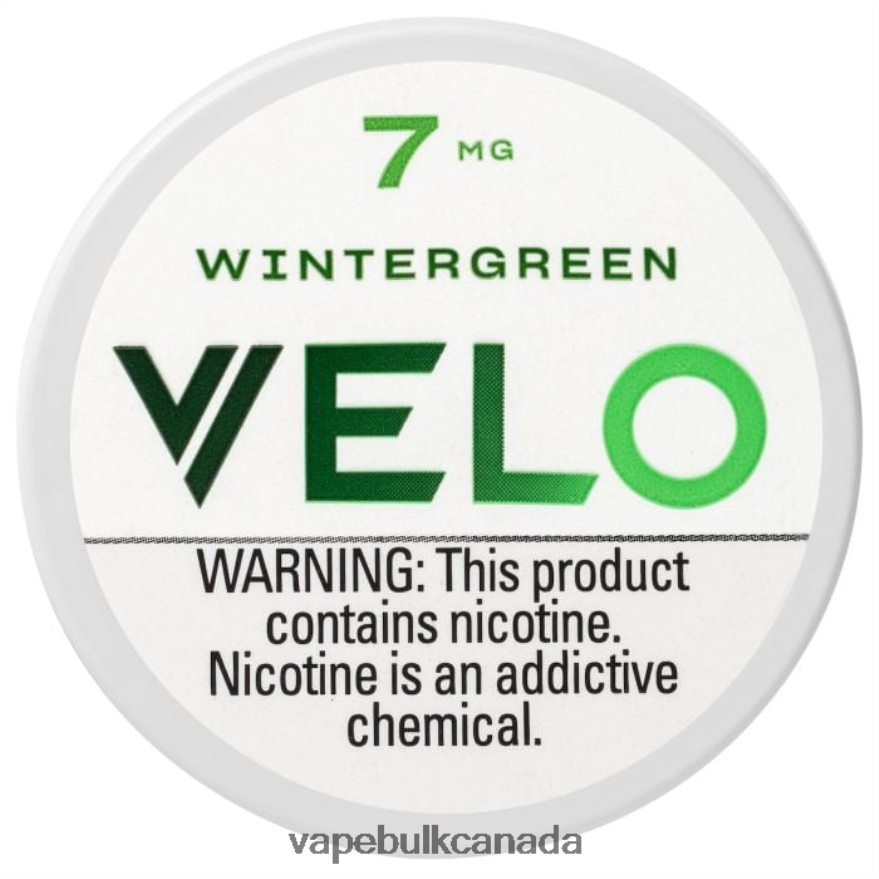 466BLN47 Wintergreen - Allo Vape Wholesale Canada VELO Nicotine Pouch 7mg