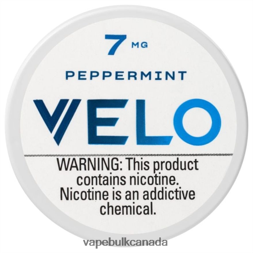 466BLN49 Peppermint - Vape Wholesale Supplier Canada VELO Nicotine Pouch 7mg