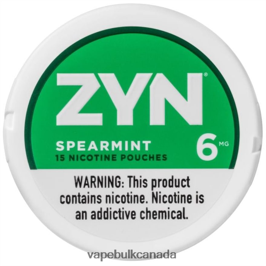 466BLN15 Spearmint - Disposable Vape Wholesale Canada ZYN Nicotine Pouch 6mg