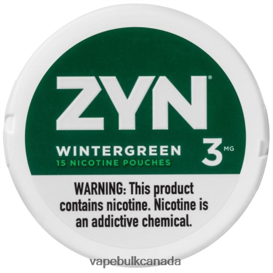 466BLN24 Wintergreen - Vape Wholesale Distributor Canada ZYN Nicotine Pouch 3mg