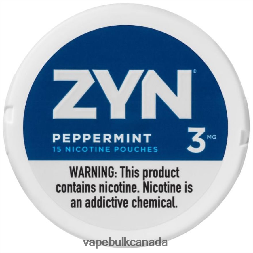 466BLN28 Peppermint - Vice Vape Wholesale Canada ZYN Nicotine Pouch 3mg