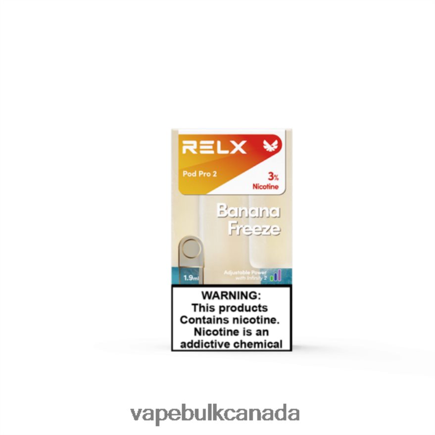 466BLN233 Banana Freeze - Vape Bulk Canada RELX Pod Pro 2