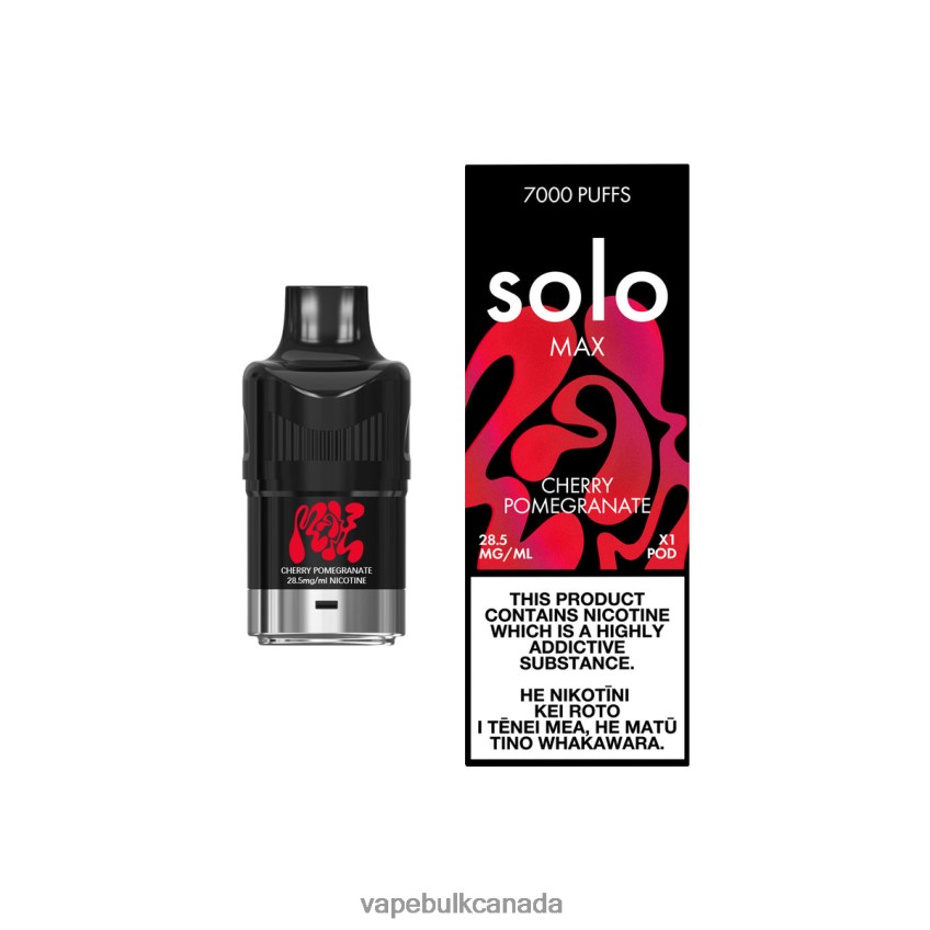 Vape Bulk Canada - Solo MAX Pod Cherry Pomegranate 8N82J883