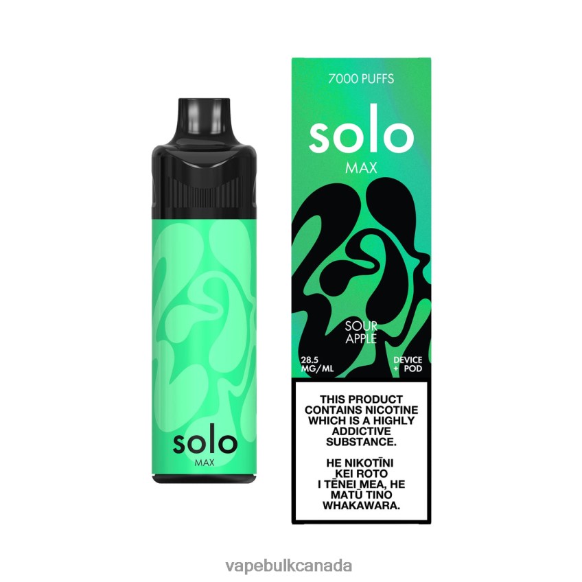 E Cig Wholesale - Solo MAX Pod Kit Sour Apple 8N82J870