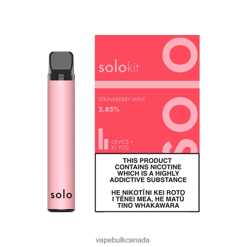 E Cigarette Wholesale - Solo Pod Kit Strawberry Mint 8N82J841