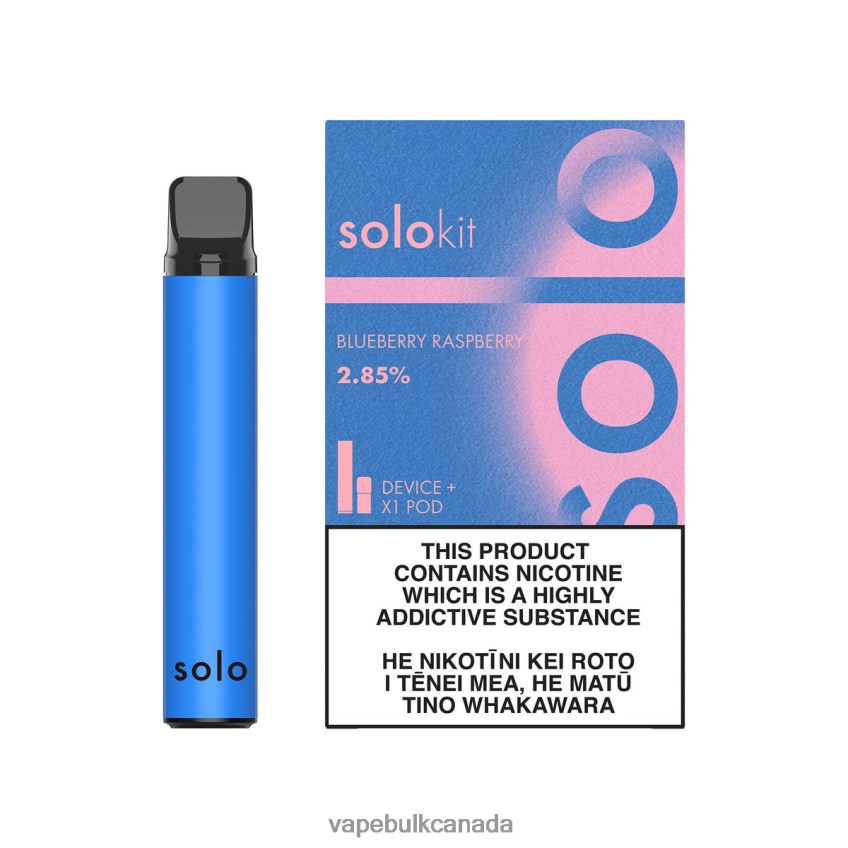 Vape Bulk Canada - Solo Pod Kit Blueberry Raspberry 8N82J843